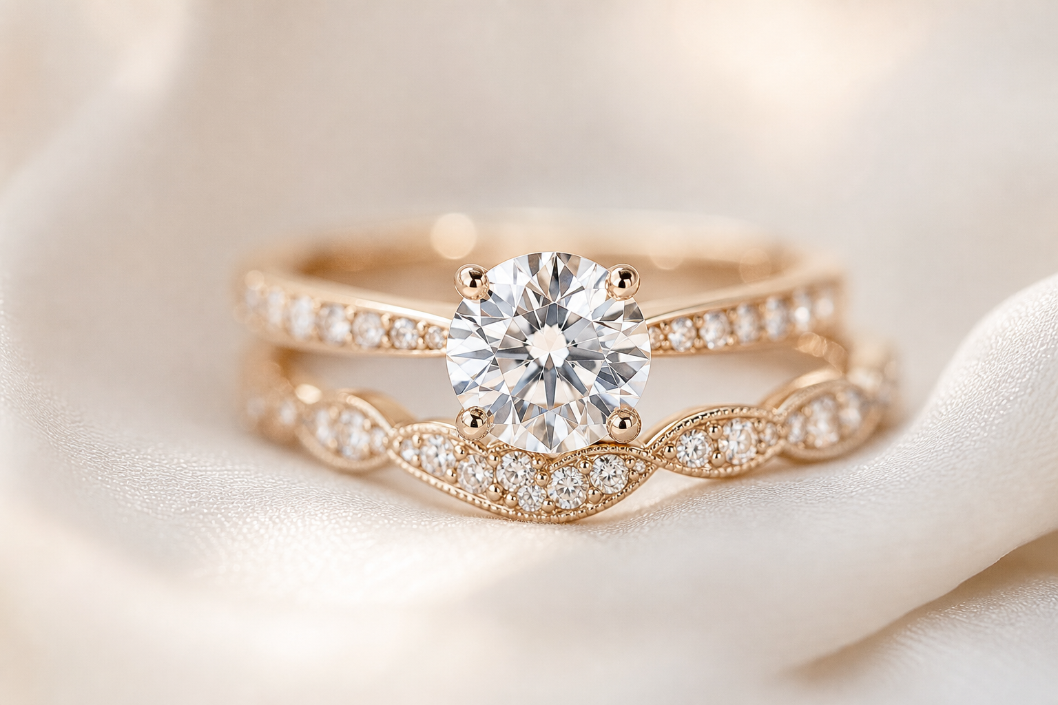 Bridal Stacking: Pairing Engagement and Wedding Rings