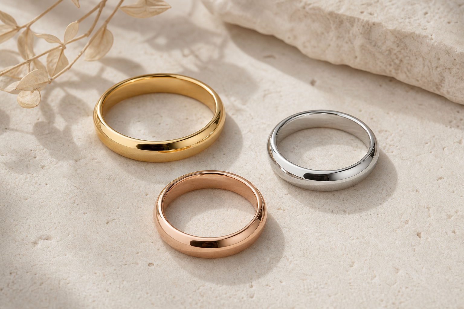 Gold Types Explained: Yellow, White, and Rose Gold