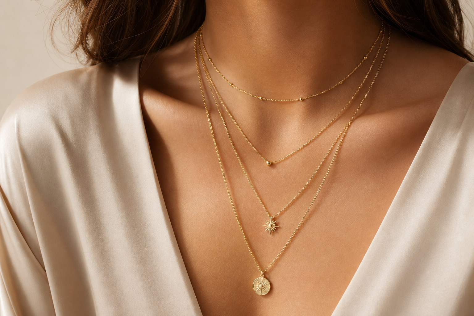 How to Layer Necklaces Like a Stylist