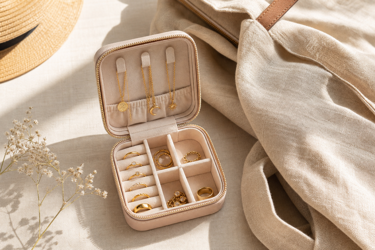 How to Store Jewelry While Traveling